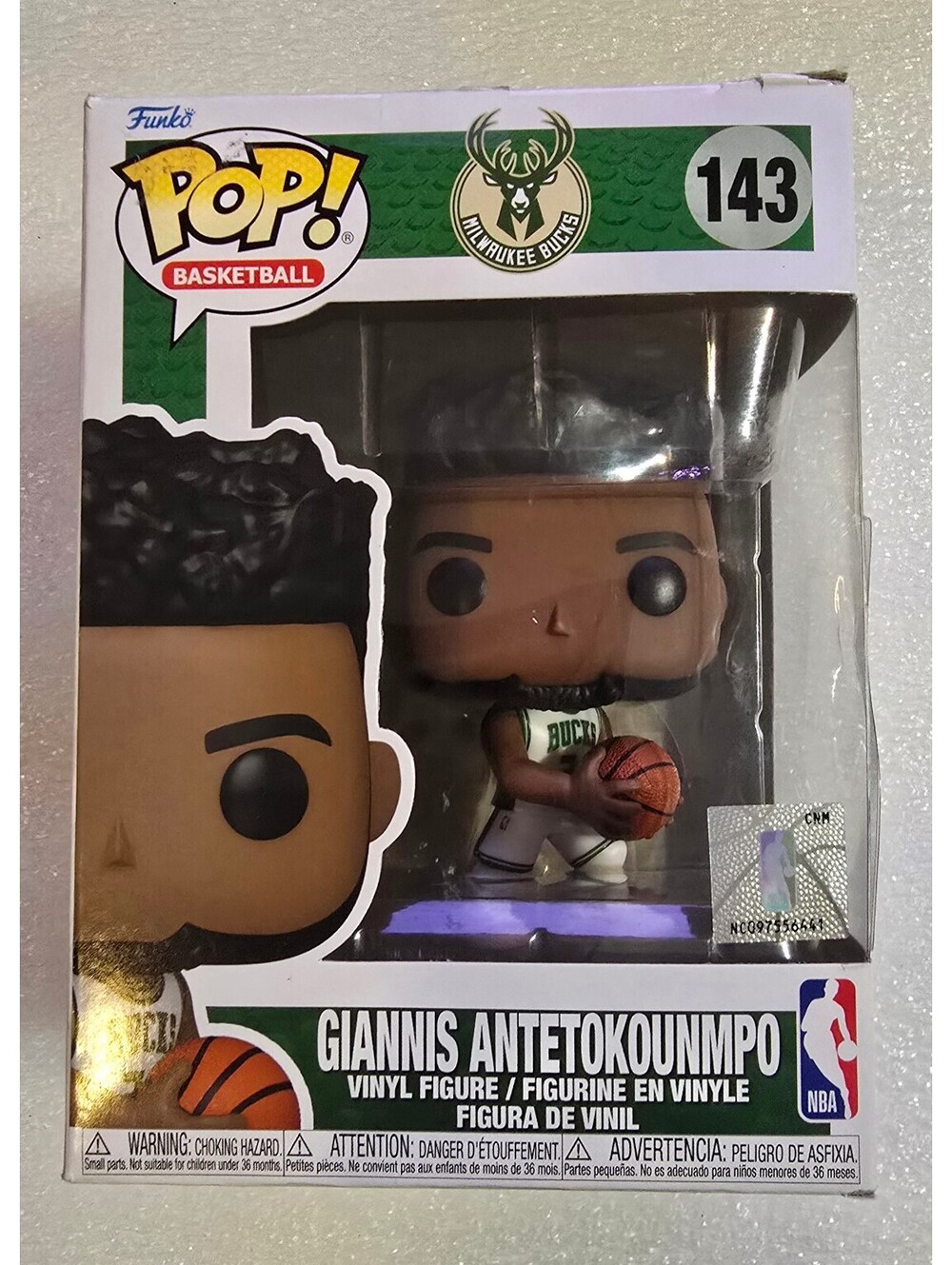 Funko Pop! Basketball Giannis Antetokounmpo #143 Bucks